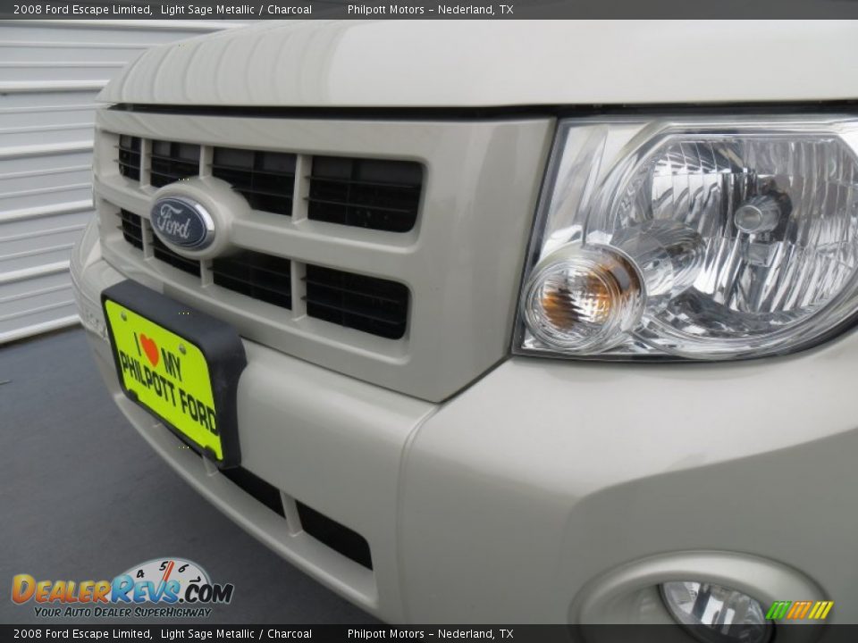2008 Ford Escape Limited Light Sage Metallic / Charcoal Photo #12