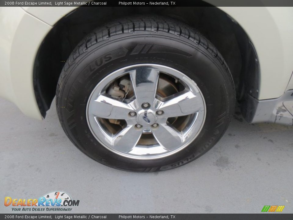 2008 Ford Escape Limited Light Sage Metallic / Charcoal Photo #13