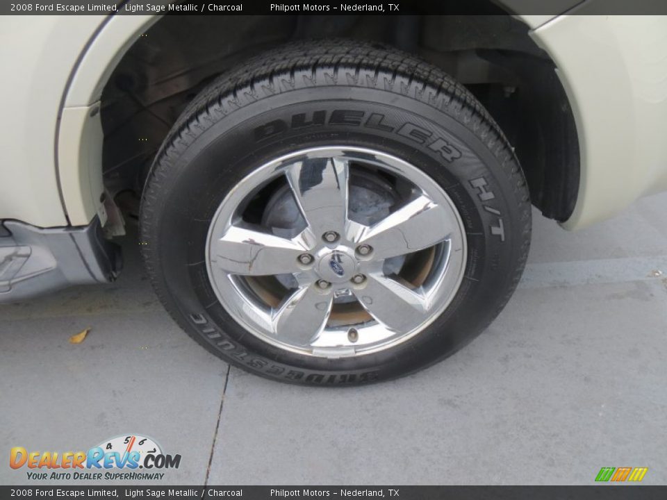 2008 Ford Escape Limited Light Sage Metallic / Charcoal Photo #14