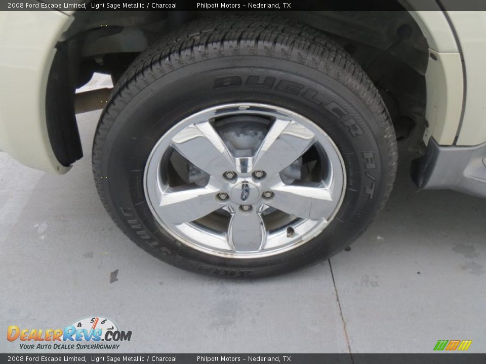 2008 Ford Escape Limited Light Sage Metallic / Charcoal Photo #15
