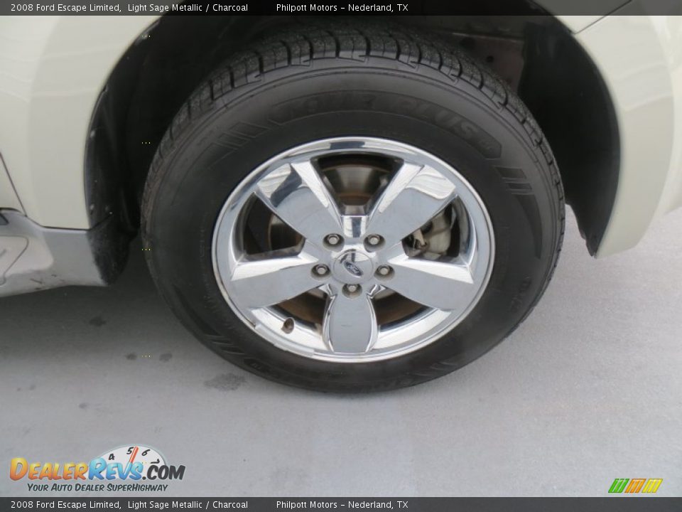 2008 Ford Escape Limited Light Sage Metallic / Charcoal Photo #16