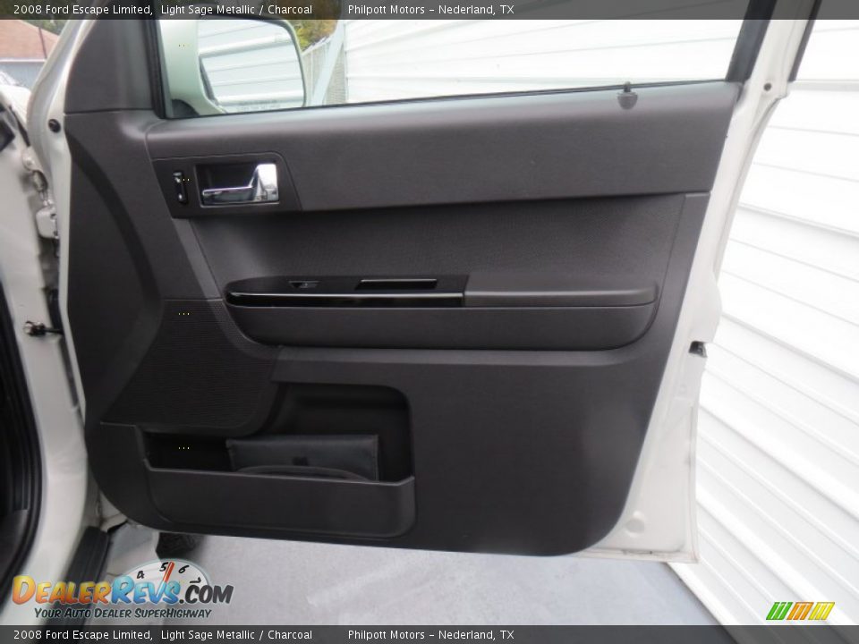 2008 Ford Escape Limited Light Sage Metallic / Charcoal Photo #23