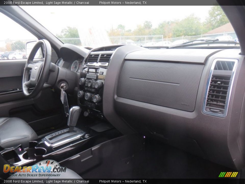 2008 Ford Escape Limited Light Sage Metallic / Charcoal Photo #24