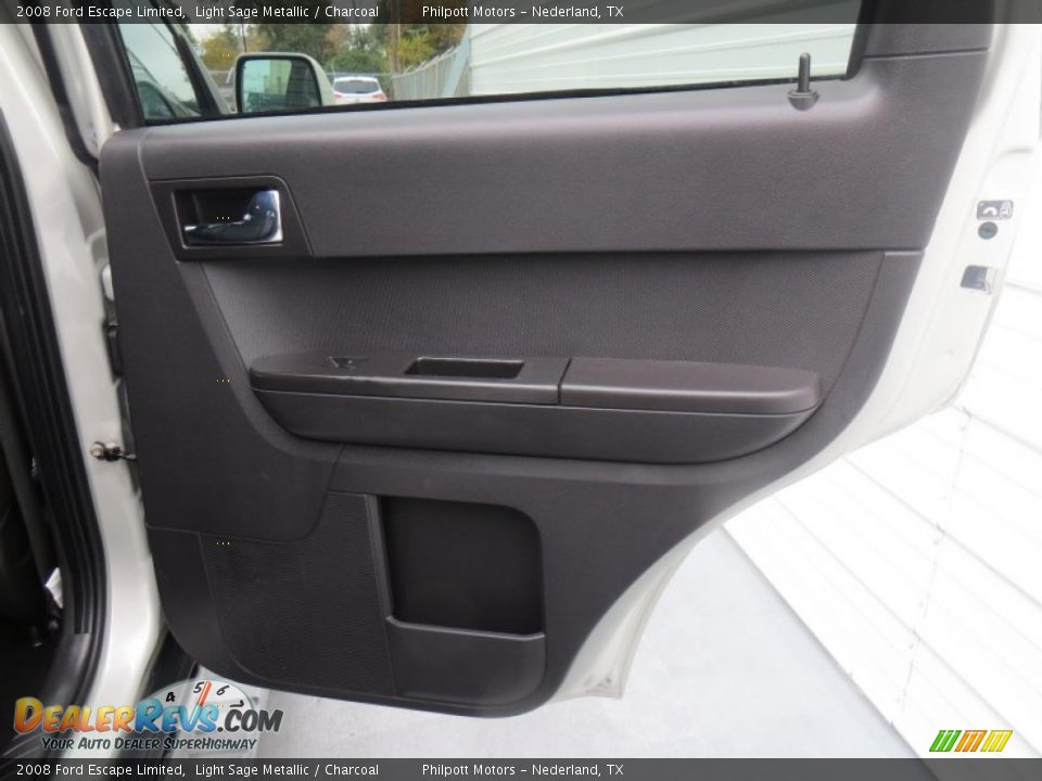 2008 Ford Escape Limited Light Sage Metallic / Charcoal Photo #26
