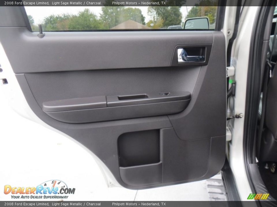 2008 Ford Escape Limited Light Sage Metallic / Charcoal Photo #31
