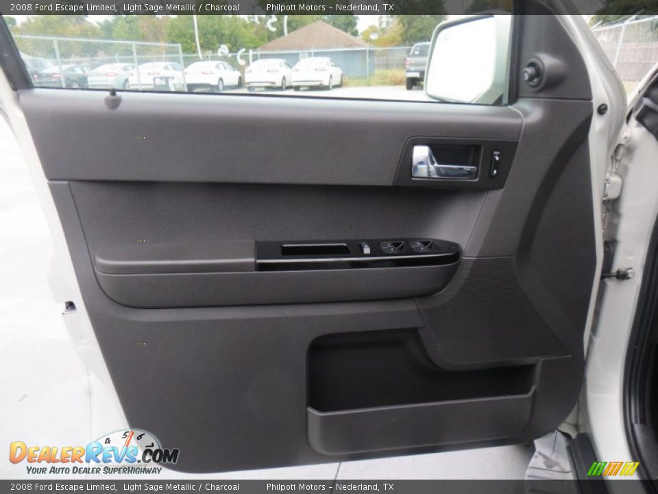 2008 Ford Escape Limited Light Sage Metallic / Charcoal Photo #34