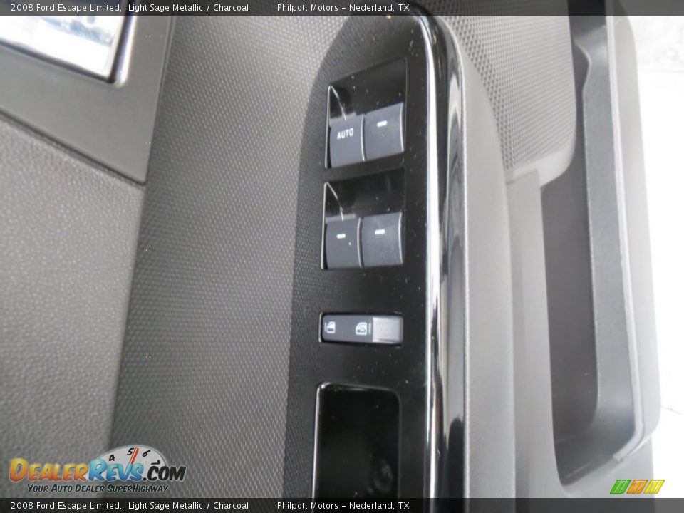 2008 Ford Escape Limited Light Sage Metallic / Charcoal Photo #35