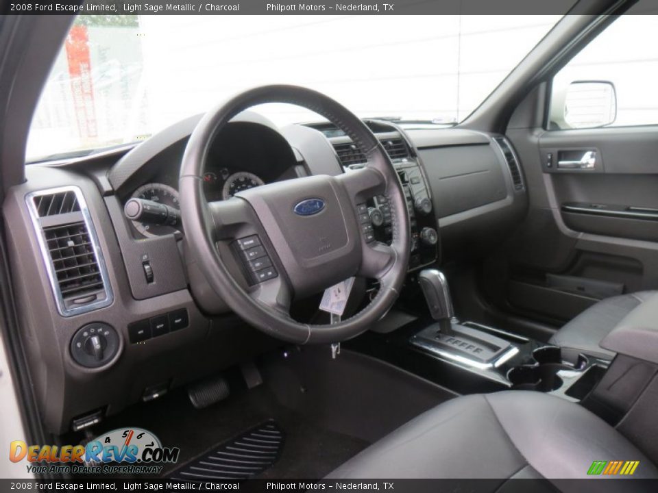 2008 Ford Escape Limited Light Sage Metallic / Charcoal Photo #36