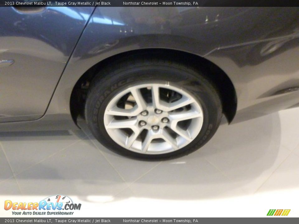 2013 Chevrolet Malibu LT Taupe Gray Metallic / Jet Black Photo #8