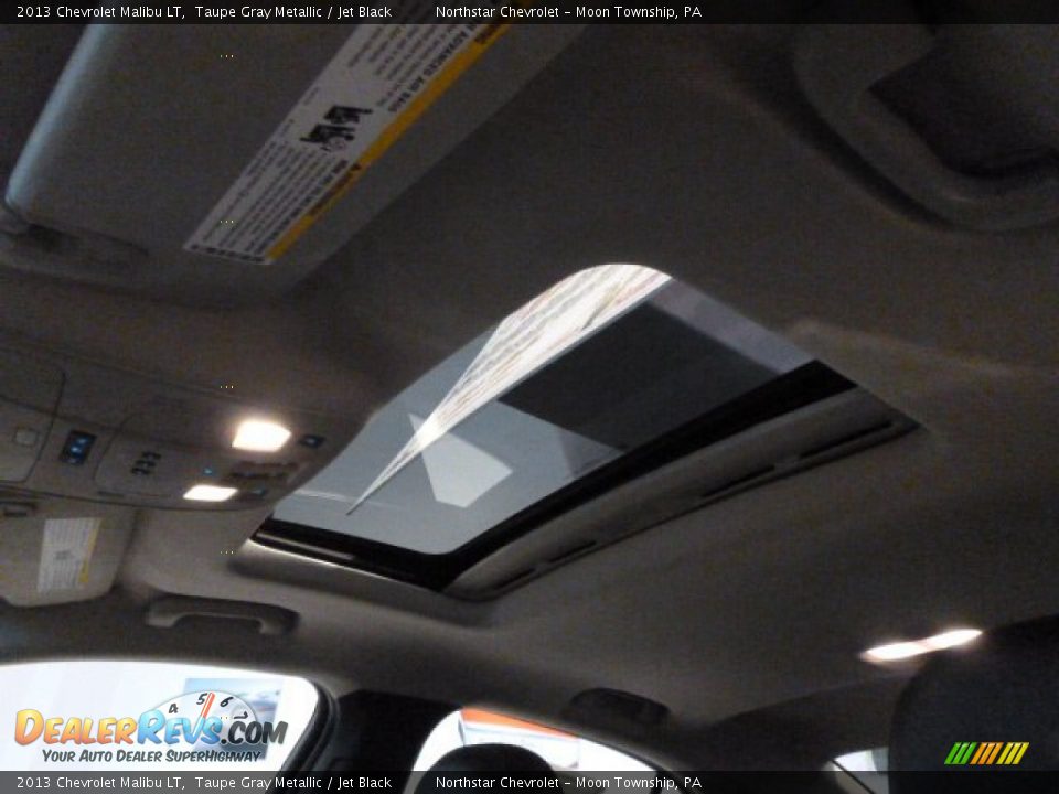 2013 Chevrolet Malibu LT Taupe Gray Metallic / Jet Black Photo #14