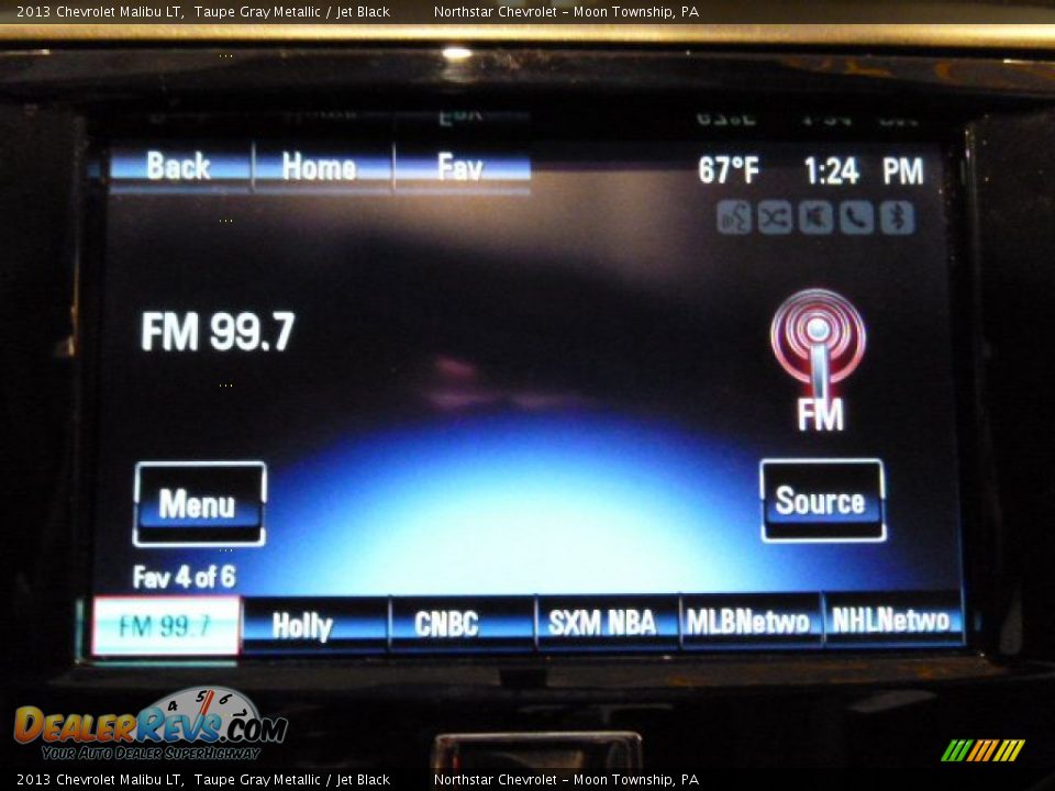 2013 Chevrolet Malibu LT Taupe Gray Metallic / Jet Black Photo #16