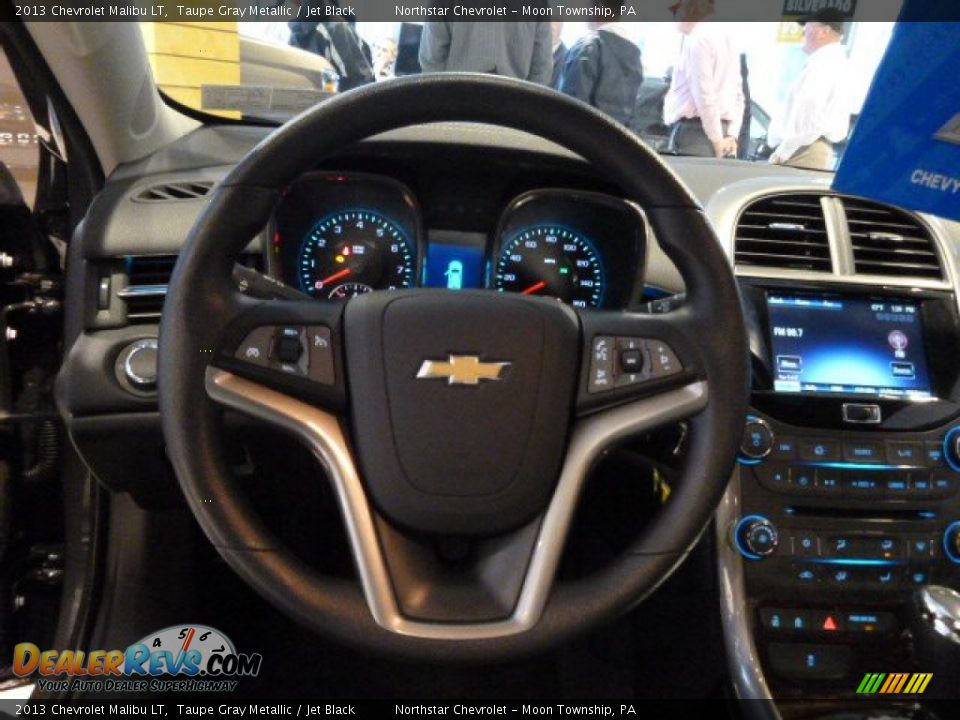 2013 Chevrolet Malibu LT Taupe Gray Metallic / Jet Black Photo #18