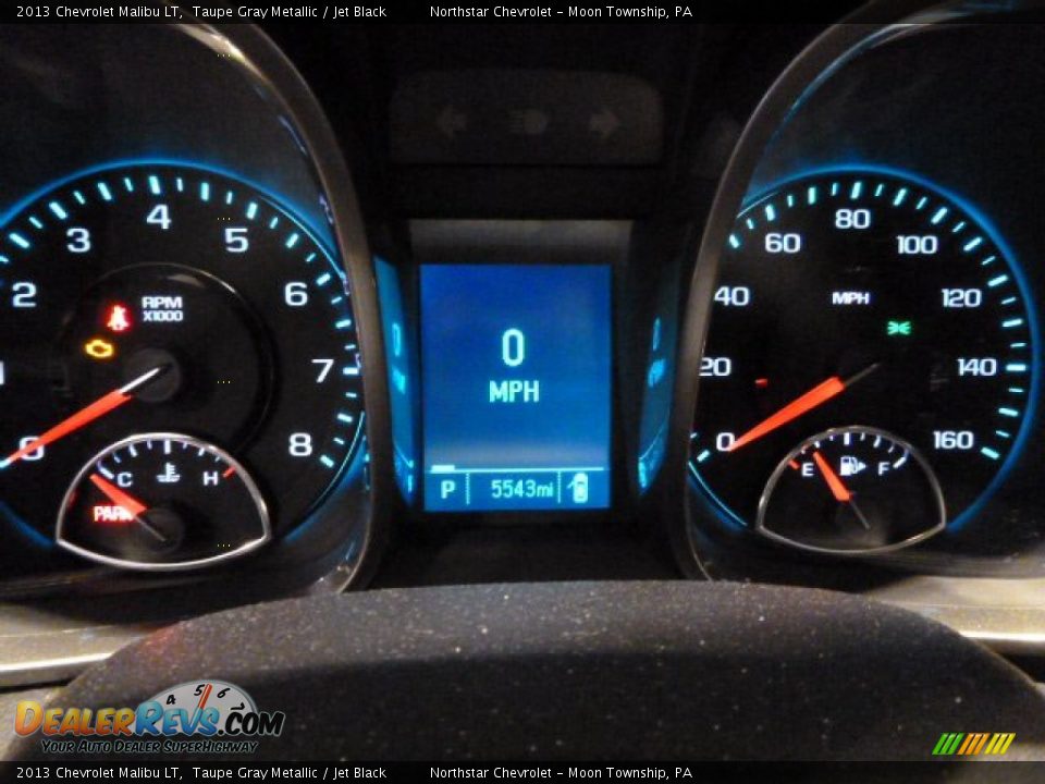 2013 Chevrolet Malibu LT Taupe Gray Metallic / Jet Black Photo #19