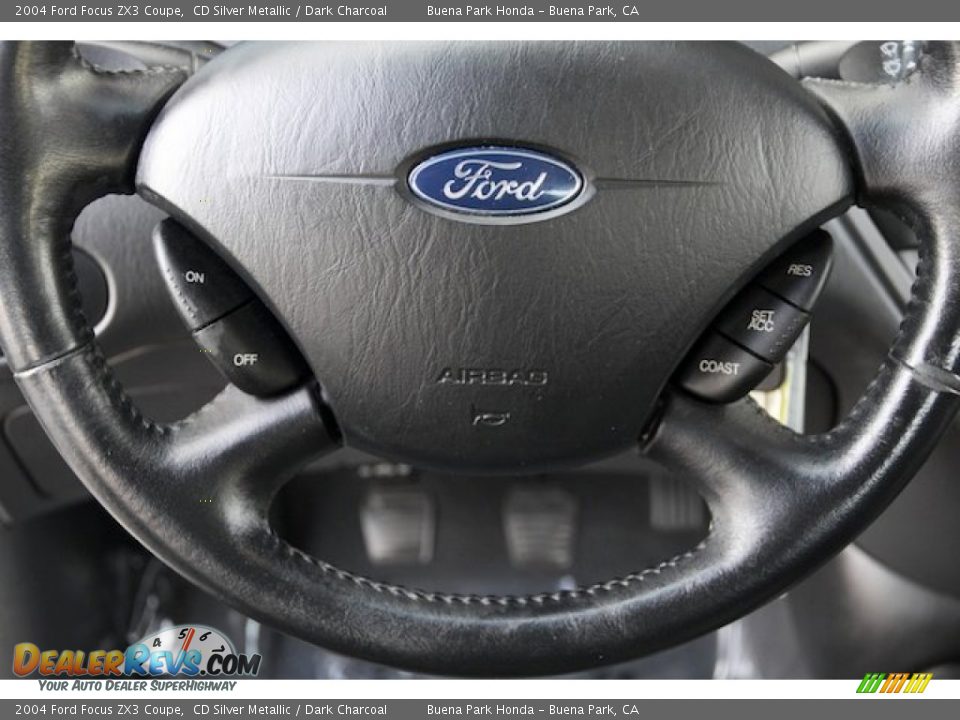 2004 Ford Focus ZX3 Coupe CD Silver Metallic / Dark Charcoal Photo #6