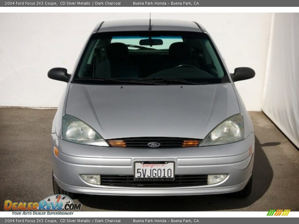 2004 Ford Focus ZX3 Coupe CD Silver Metallic / Dark Charcoal Photo #8