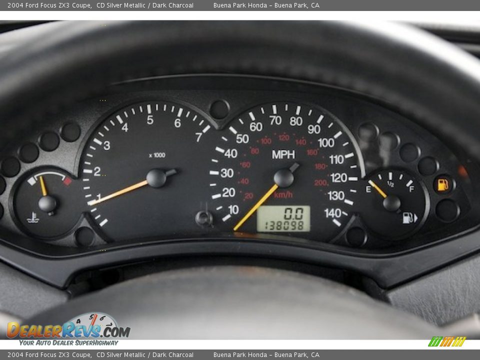 2004 Ford Focus ZX3 Coupe Gauges Photo #18
