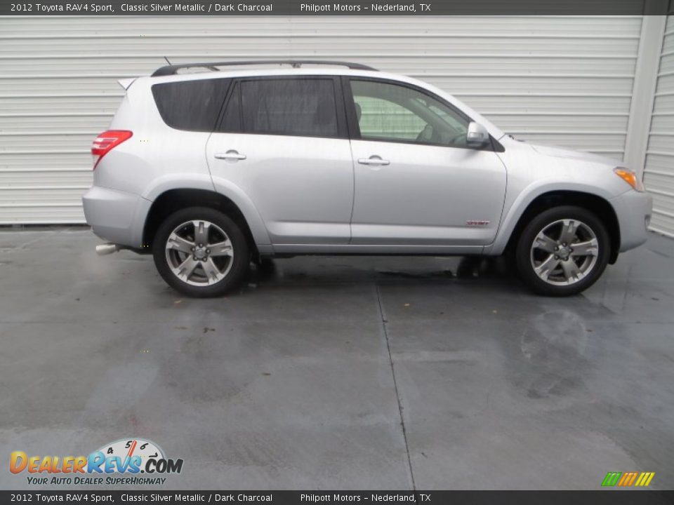 2012 Toyota RAV4 Sport Classic Silver Metallic / Dark Charcoal Photo #3
