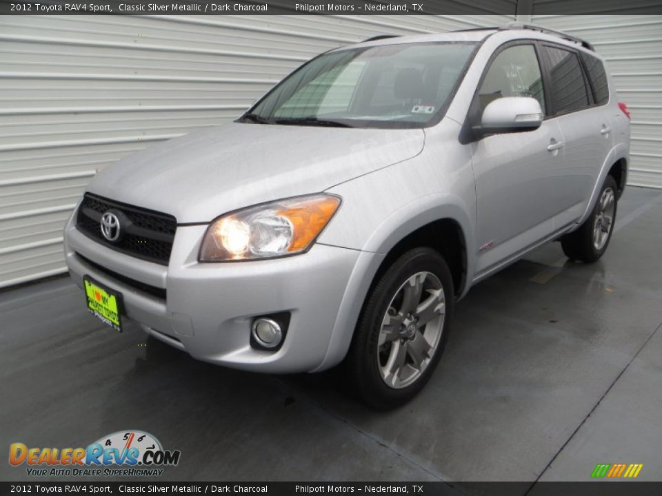 2012 Toyota RAV4 Sport Classic Silver Metallic / Dark Charcoal Photo #7