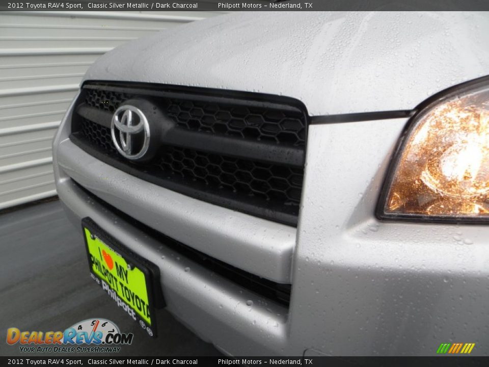 2012 Toyota RAV4 Sport Classic Silver Metallic / Dark Charcoal Photo #12