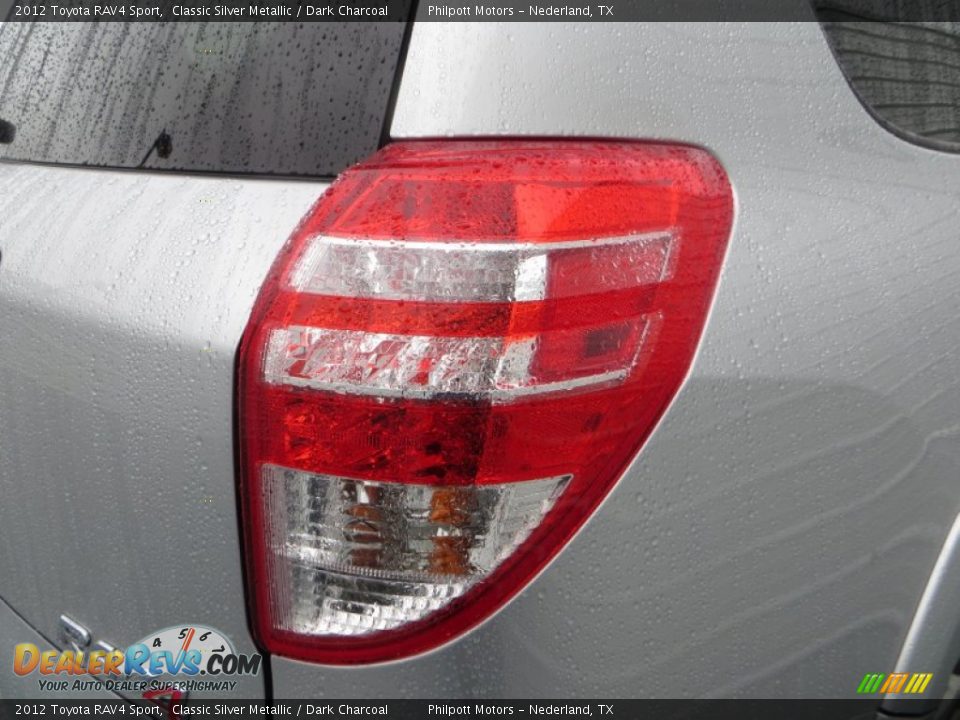 2012 Toyota RAV4 Sport Classic Silver Metallic / Dark Charcoal Photo #18