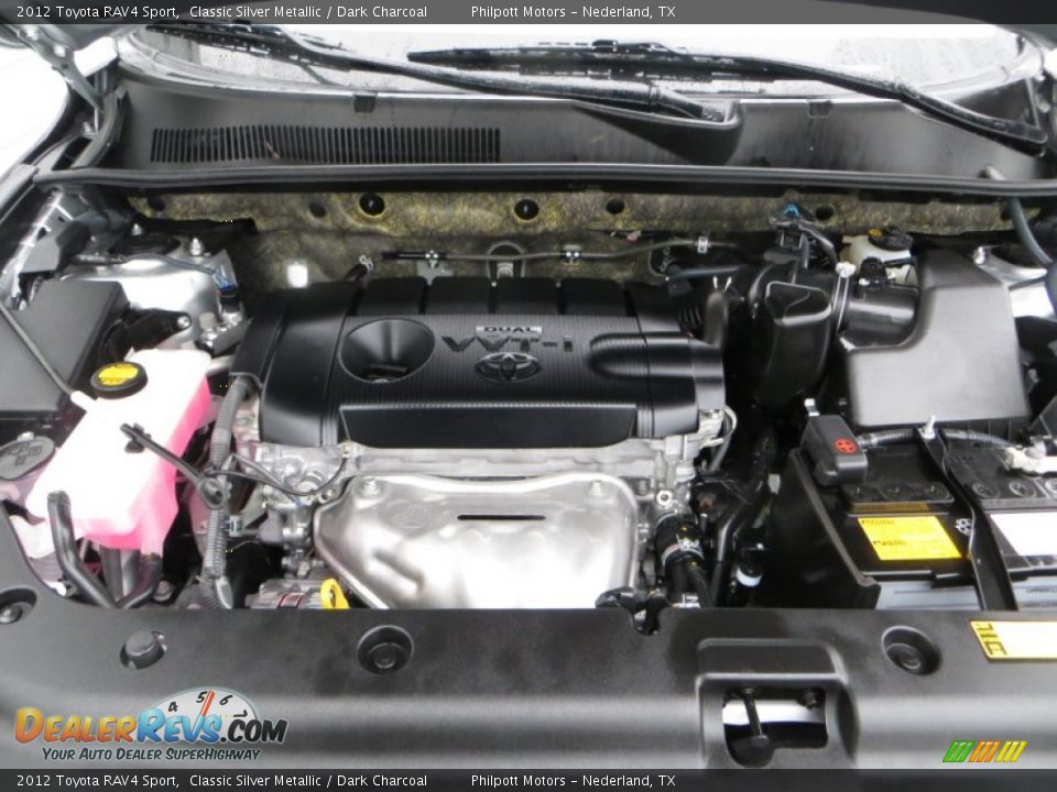 2012 Toyota RAV4 Sport Classic Silver Metallic / Dark Charcoal Photo #21