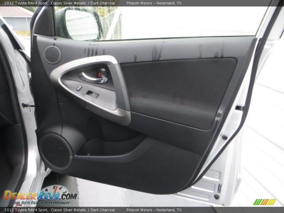 2012 Toyota RAV4 Sport Classic Silver Metallic / Dark Charcoal Photo #22