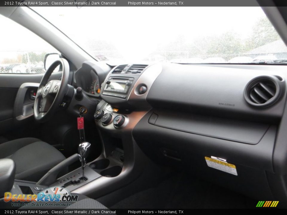 2012 Toyota RAV4 Sport Classic Silver Metallic / Dark Charcoal Photo #23