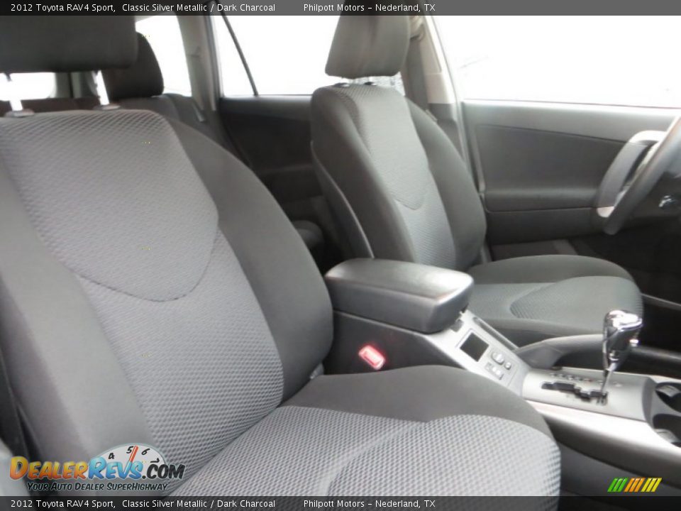 2012 Toyota RAV4 Sport Classic Silver Metallic / Dark Charcoal Photo #24