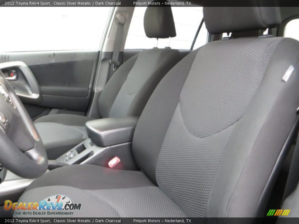 2012 Toyota RAV4 Sport Classic Silver Metallic / Dark Charcoal Photo #34