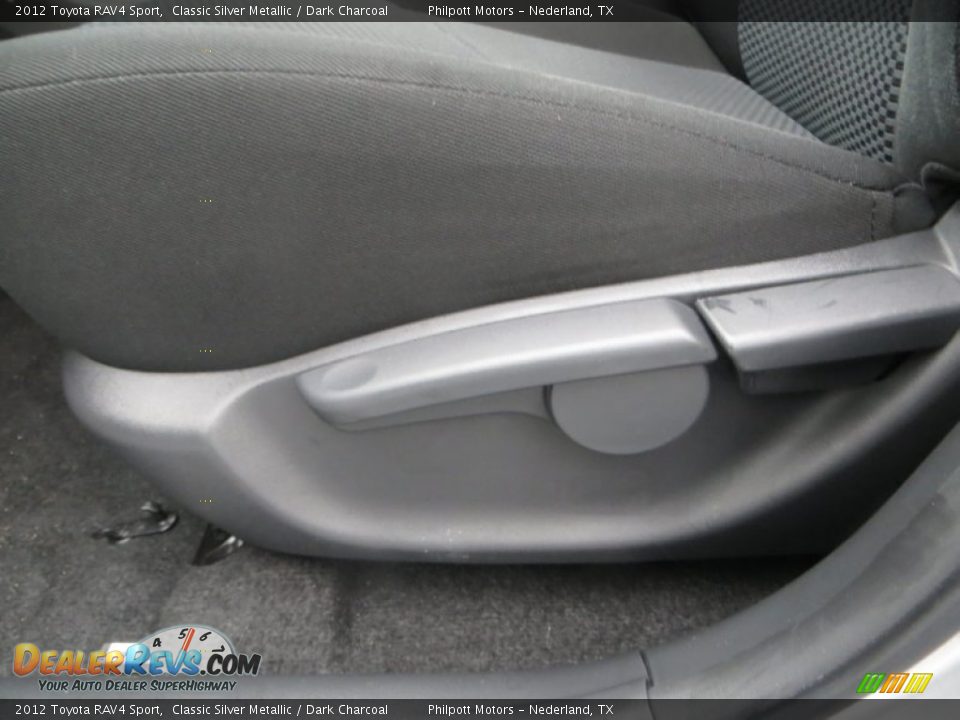 2012 Toyota RAV4 Sport Classic Silver Metallic / Dark Charcoal Photo #35