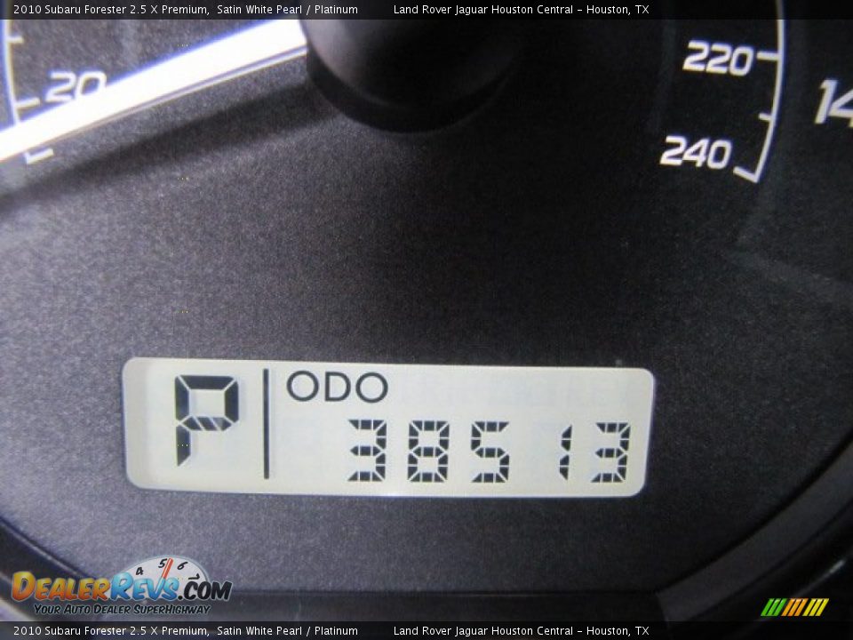 2010 Subaru Forester 2.5 X Premium Satin White Pearl / Platinum Photo #18
