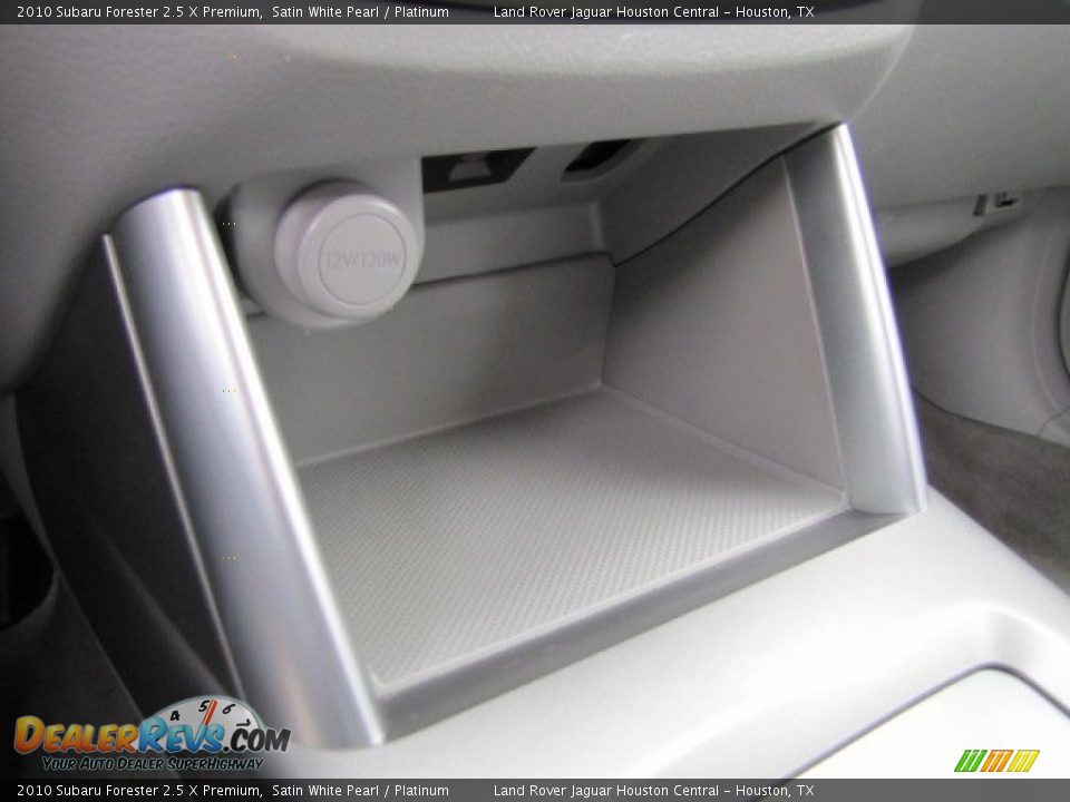 2010 Subaru Forester 2.5 X Premium Satin White Pearl / Platinum Photo #22