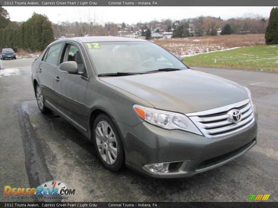 2012 Toyota Avalon Cypress Green Pearl / Light Gray Photo #5