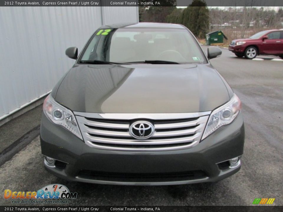 2012 Toyota Avalon Cypress Green Pearl / Light Gray Photo #6