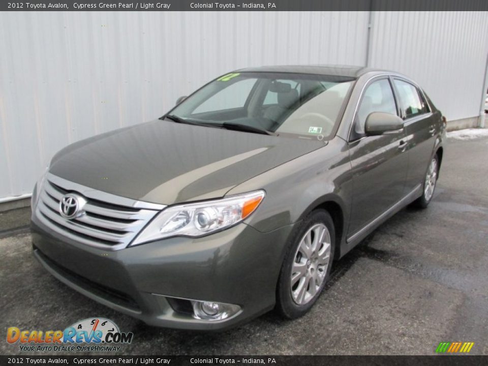 2012 Toyota Avalon Cypress Green Pearl / Light Gray Photo #7