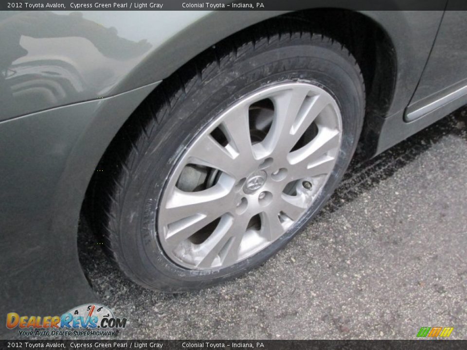 2012 Toyota Avalon Cypress Green Pearl / Light Gray Photo #8