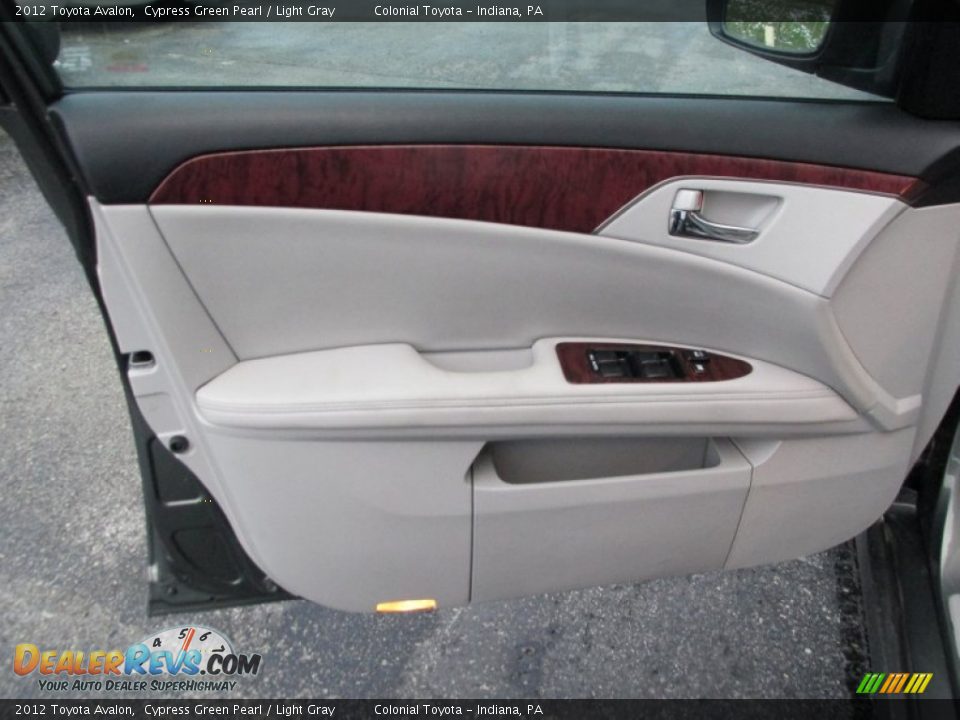 2012 Toyota Avalon Cypress Green Pearl / Light Gray Photo #9