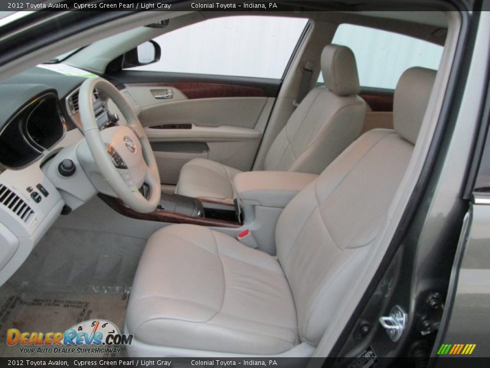 2012 Toyota Avalon Cypress Green Pearl / Light Gray Photo #10