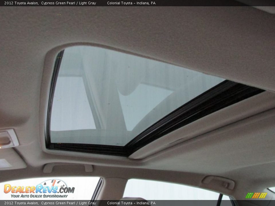 2012 Toyota Avalon Cypress Green Pearl / Light Gray Photo #12