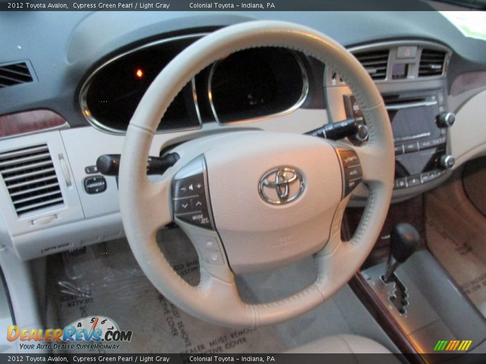 2012 Toyota Avalon Cypress Green Pearl / Light Gray Photo #13
