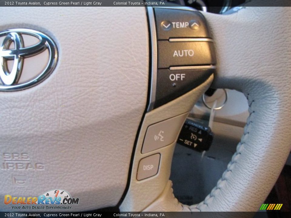 2012 Toyota Avalon Cypress Green Pearl / Light Gray Photo #15