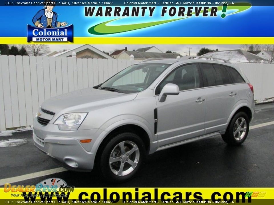 2012 Chevrolet Captiva Sport LTZ AWD Silver Ice Metallic / Black Photo #1