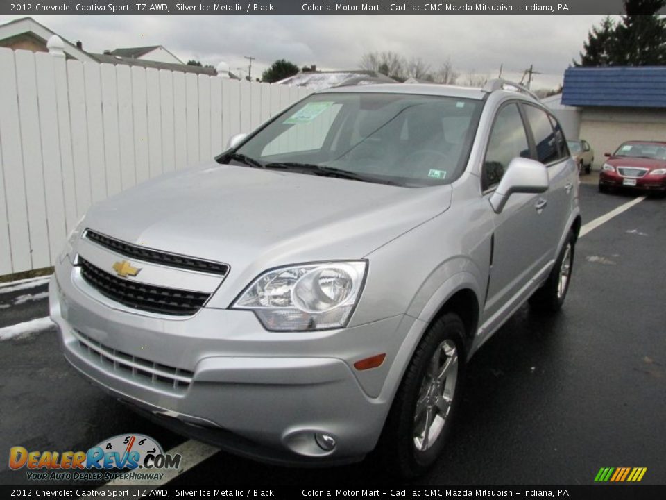 2012 Chevrolet Captiva Sport LTZ AWD Silver Ice Metallic / Black Photo #9