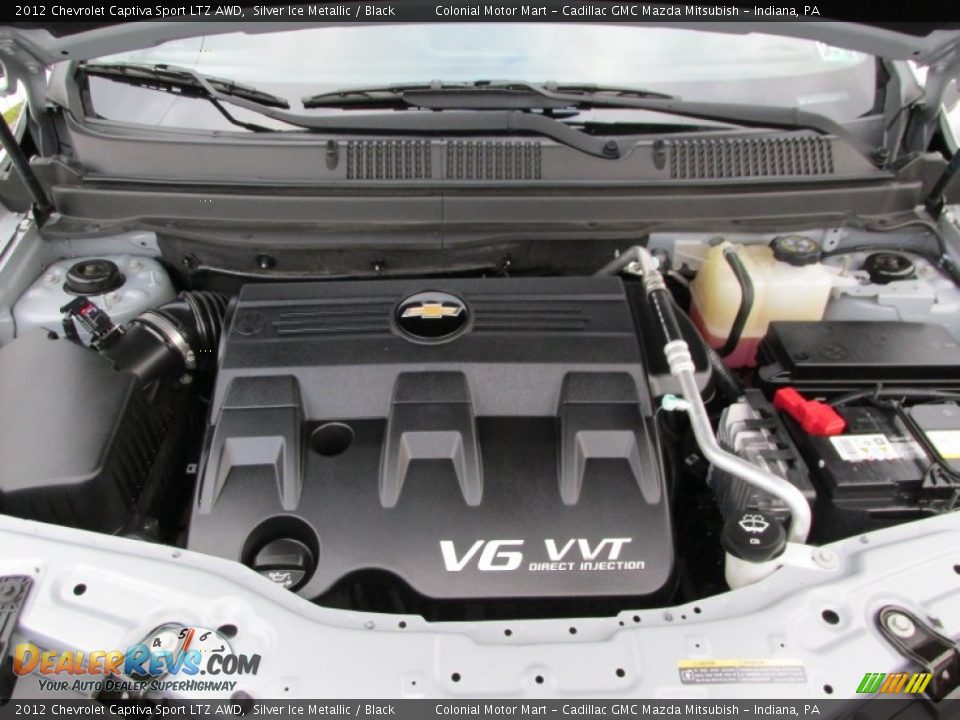 2012 Chevrolet Captiva Sport LTZ AWD Silver Ice Metallic / Black Photo #10