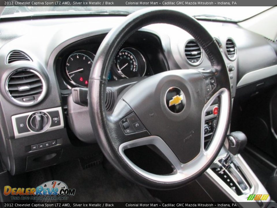 2012 Chevrolet Captiva Sport LTZ AWD Silver Ice Metallic / Black Photo #14