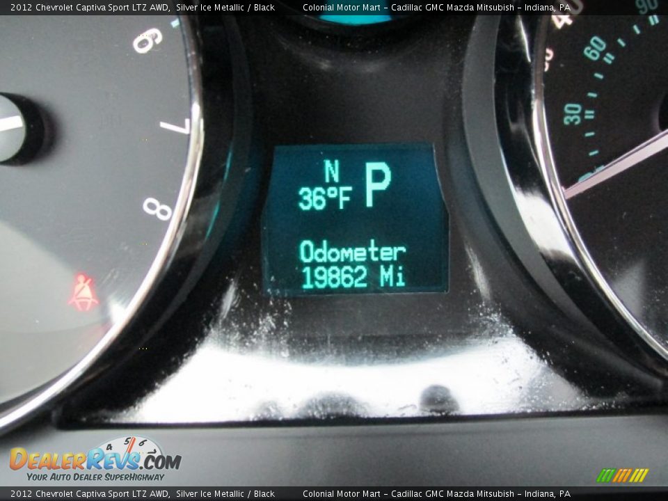 2012 Chevrolet Captiva Sport LTZ AWD Silver Ice Metallic / Black Photo #20