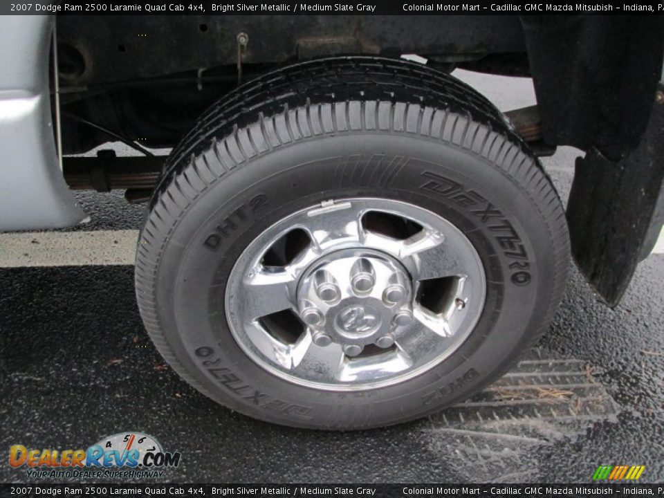 2007 Dodge Ram 2500 Laramie Quad Cab 4x4 Bright Silver Metallic / Medium Slate Gray Photo #3