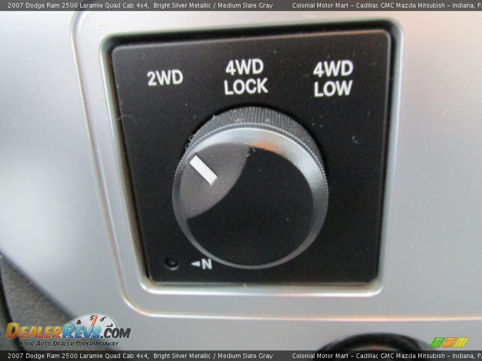 2007 Dodge Ram 2500 Laramie Quad Cab 4x4 Bright Silver Metallic / Medium Slate Gray Photo #16