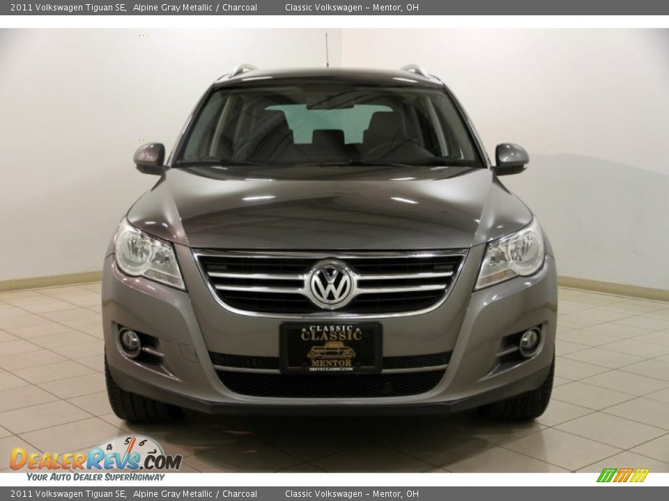 2011 Volkswagen Tiguan SE Alpine Gray Metallic / Charcoal Photo #2