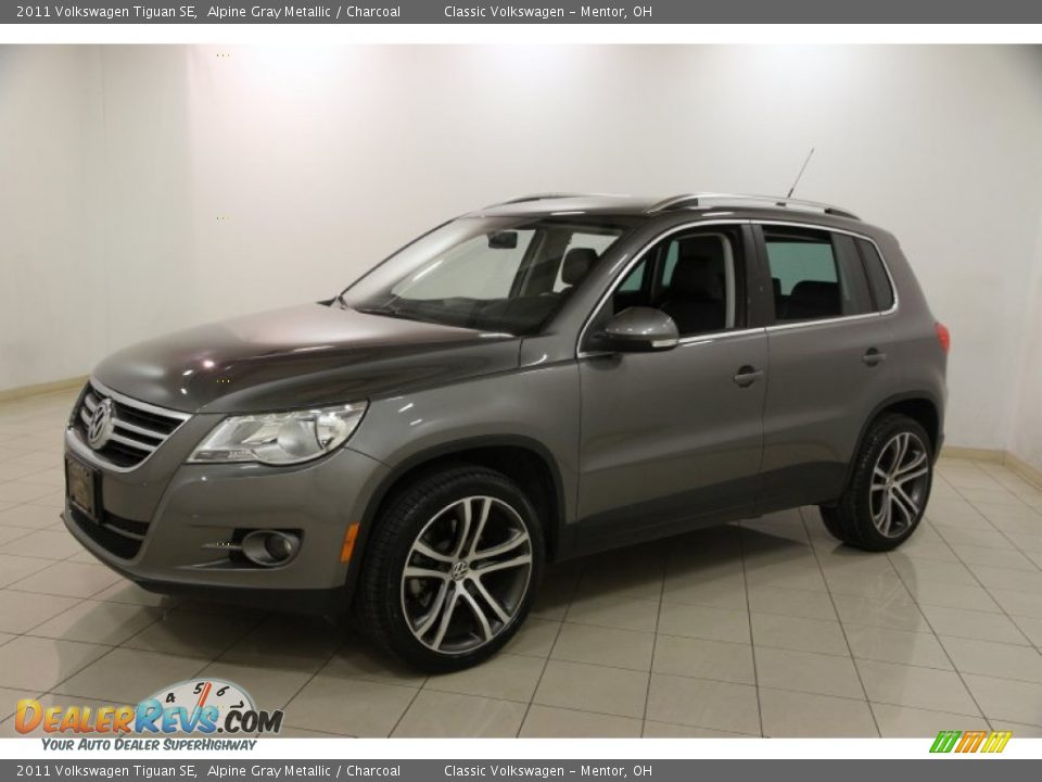 2011 Volkswagen Tiguan SE Alpine Gray Metallic / Charcoal Photo #3